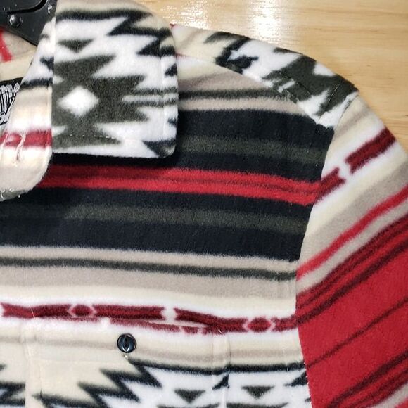 Brooklyn Cloth Men's S NWT Aztec Geometric Fleece Shacket Shirt - Picture 2 of 10